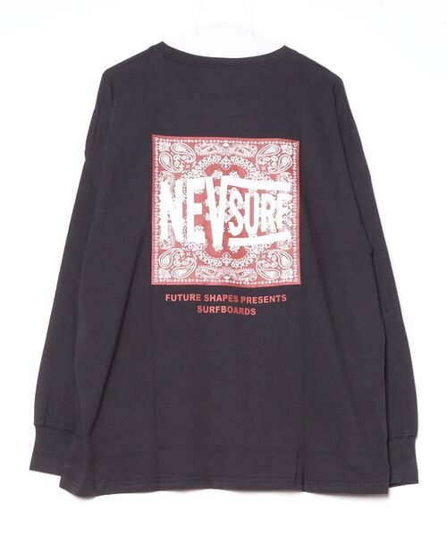 NEV(ネブ)の「NEV SURF メンズ ロンT(Tシャツ/カットソー・メンズ・チャコールグレー/ベージュ/ブラック/オフホワイト/ホワイト系その他/ブラック系その他/杢グレー/ネイビー・M/L/XL)」の22枚目の写真