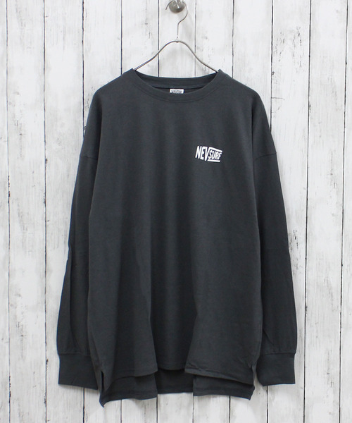 NEV(ネブ)の「NEV SURF メンズ ロンT(Tシャツ/カットソー・メンズ・チャコールグレー/ベージュ/ブラック/オフホワイト/ホワイト系その他/ブラック系その他/杢グレー/ネイビー・M/L/XL)」の16枚目の写真