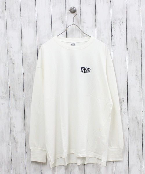 NEV(ネブ)の「NEV SURF メンズ ロンT(Tシャツ/カットソー・メンズ・チャコールグレー/ベージュ/ブラック/オフホワイト/ホワイト系その他/ブラック系その他/杢グレー/ネイビー・M/L/XL)」の13枚目の写真