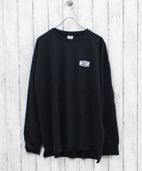 NEV(ネブ)の「NEV SURF メンズ ロンT(Tシャツ/カットソー・メンズ・チャコールグレー/ベージュ/ブラック/オフホワイト/ホワイト系その他/ブラック系その他/杢グレー/ネイビー・M/L/XL)」の9枚目の写真
