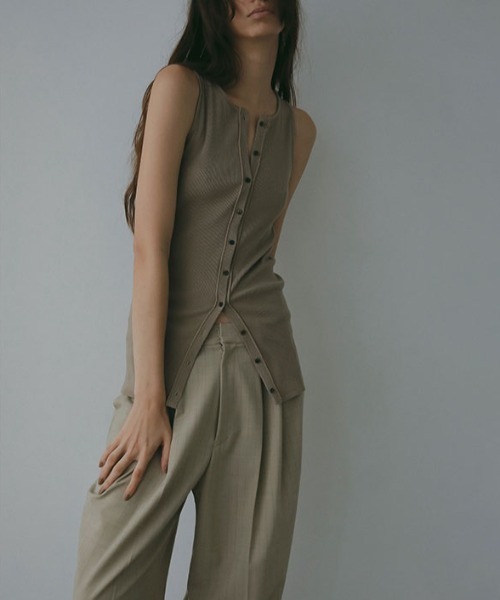 30コーマフロントオープンタンクトップ（タンクトップ）｜ETRE TOKYO