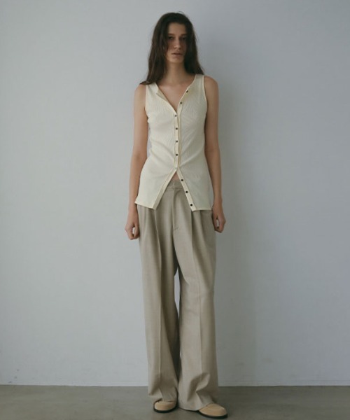 新品未使用 ETRE TOKYO 30コーマフロントオープンタンクトップ 30コーマフロントオープンタンクトップ（タンクトップ）｜ETRE