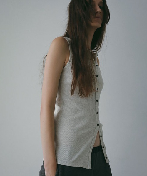 30コーマフロントオープンタンクトップ（タンクトップ）｜ETRE TOKYO