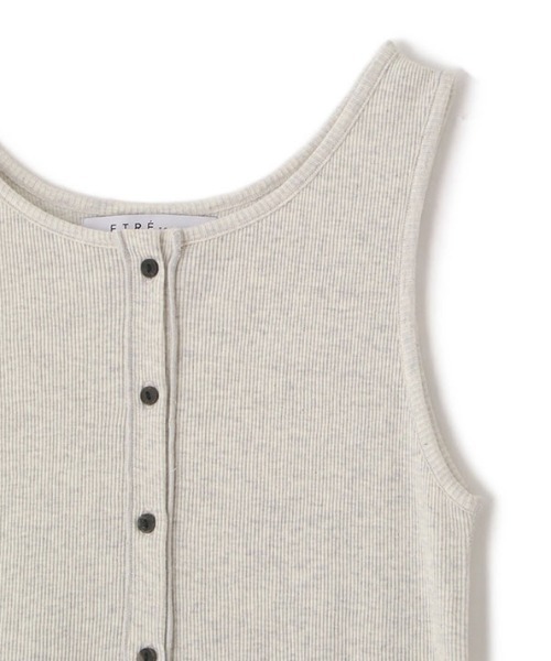 30コーマフロントオープンタンクトップ（タンクトップ）｜ETRE TOKYO