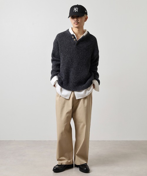 ワイドバルーンクロップドチノ（チノパンツ）｜FUNALIVE（ファン