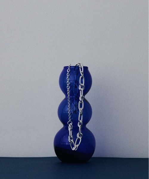 Nothing And Others(ナッシングアンドアザーズ)の「「Nothing And Others/ナッシングアンドアザーズ」MixChain Multi Necklace(ネックレス・レディース・マルチ/シルバー・FREE)」の2枚目の写真