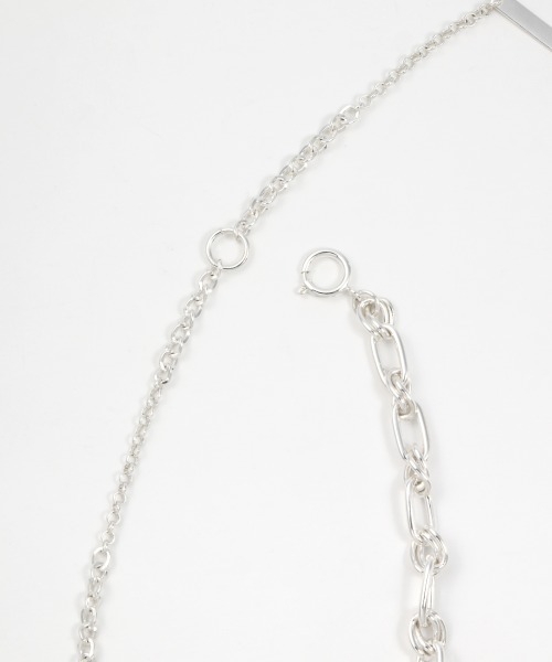 Nothing And Others(ナッシングアンドアザーズ)の「「Nothing And Others/ナッシングアンドアザーズ」MixChain Multi Necklace(ネックレス・レディース・マルチ/シルバー・FREE)」の6枚目の写真