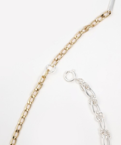 Nothing And Others(ナッシングアンドアザーズ)の「「Nothing And Others/ナッシングアンドアザーズ」MixChain Multi Necklace(ネックレス・レディース・マルチ/シルバー・FREE)」の4枚目の写真