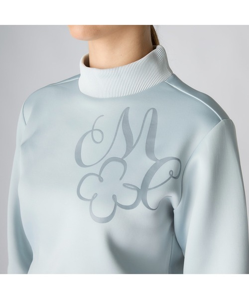 marie claire(マリ・クレール)の「marie claire GOLF マリクレールゴルフ ゴルフウェア ワンポイント ロゴ 長袖 モックネック プルオーバー ダンボールニット(ニット/セーター・レディース・ホワイト/ブラック/グレー・L/LL/M)」の22枚目の写真