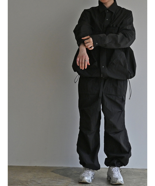 NOIR(ノワール)の「【NoiR / ノワール】NW25001 Connect Shirts / コネクトシャツ(シャツ/ブラウス・メンズ・ブラック・M/L)」の3枚目の写真