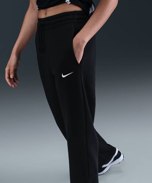 NIKE(ナイキ)の「ナイキ スポーツウェア フェニックス フリース ウィメンズ ハイウエスト ワイドレッグ パンツ / Nike Sportswear Phoenix Fleece Women's High-Waisted Wide-Leg Pants IH1012-010 Black(スウェットパンツ・レディース・ブラック・XS/S/M/L/XL)」の8枚目の写真