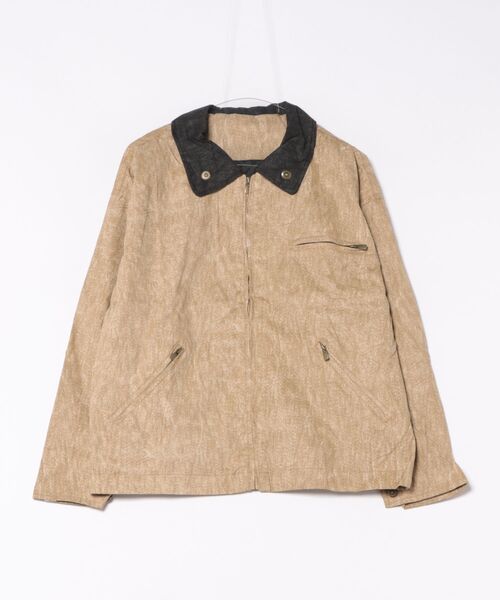 aimoha（アイモハ）の「ワークコットンジャケット/work cotton jacket（ミリタリージャケット・メンズ・ベージュ/グレー・MEDIUM/LARGE）」の20枚目の写真