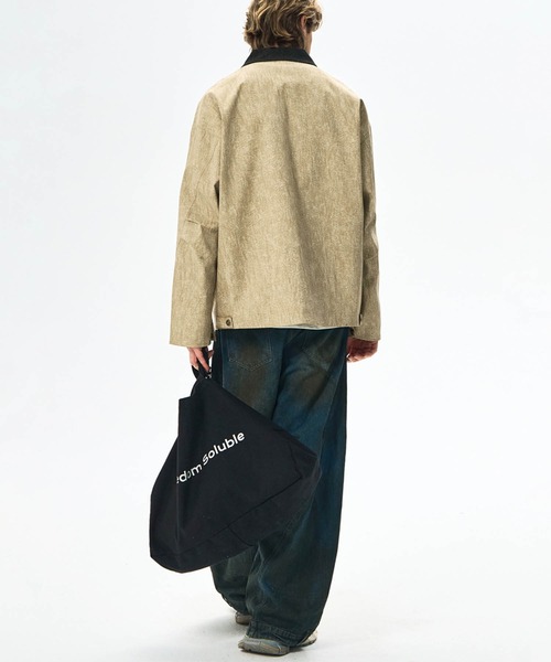 aimoha（アイモハ）の「ワークコットンジャケット/work cotton jacket（ミリタリージャケット・メンズ・ベージュ/グレー・MEDIUM/LARGE）」の15枚目の写真