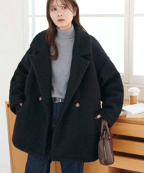 セール】【WEB限定】Wテーラードジャケットコート（ブルゾン