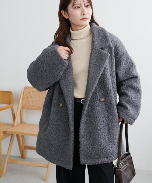 セール】【WEB限定】Wテーラードジャケットコート（ブルゾン