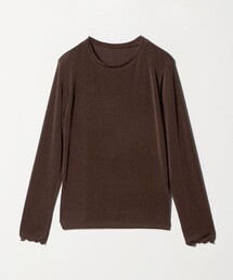 シャイニーリブ クルーネックTシャツ<A DAY IN THE LIFE>