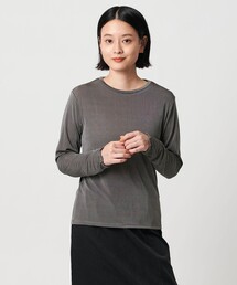 シャイニーリブ クルーネックTシャツ<A DAY IN THE LIFE>