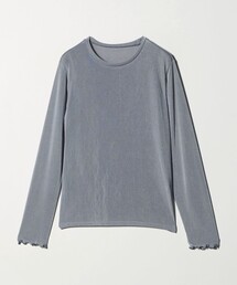 シャイニーリブ クルーネックTシャツ<A DAY IN THE LIFE>