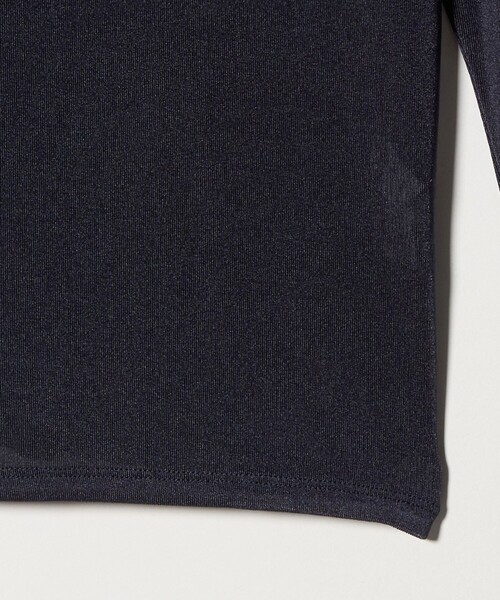A DAY IN THE LIFE UNITED ARROWS(アデイインザライフユナイテッドアローズ)の「シャイニーリブ クルーネックTシャツ<A DAY IN THE LIFE>(Tシャツ/カットソー・レディース・ダークブラウン/ネイビー/ダークグレー/オフホワイト/ライトブルー・FREE)」の15枚目の写真