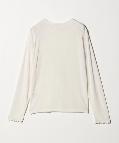 A DAY IN THE LIFE UNITED ARROWS(アデイインザライフユナイテッドアローズ)の「シャイニーリブ クルーネックTシャツ<A DAY IN THE LIFE>(Tシャツ/カットソー・レディース・ダークブラウン/ネイビー/ダークグレー/オフホワイト/ライトブルー・FREE)」の17枚目の写真