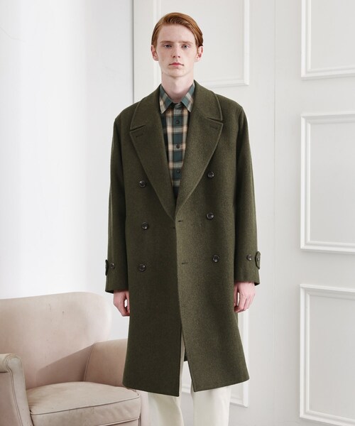 LIMITED】ウール混アルスターコート（チェスターコート）｜TAKEO