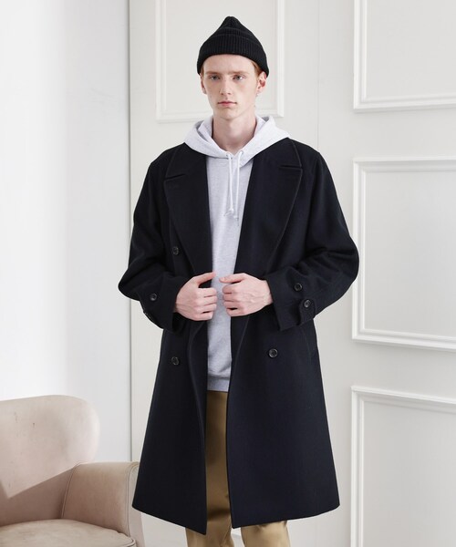 LIMITED】ウール混アルスターコート（チェスターコート）｜TAKEO