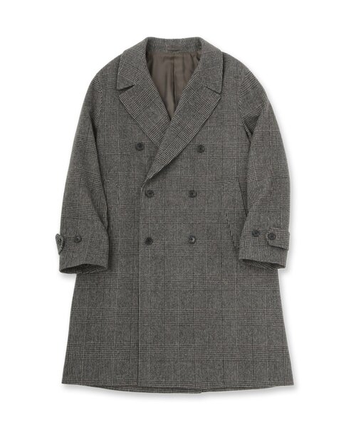 TAKEO KIKUCHI（タケオキクチ）の「【LIMITED】ウール混アルスターコート（チェスターコート・メンズ・ベージュ系1/ブラック/カーキ系6・01/02/03/04）」の4枚目の写真