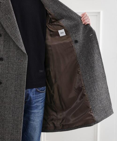 TAKEO KIKUCHI（タケオキクチ）の「【LIMITED】ウール混アルスターコート（チェスターコート・メンズ・ベージュ系1/ブラック/カーキ系6・01/02/03/04）」の12枚目の写真