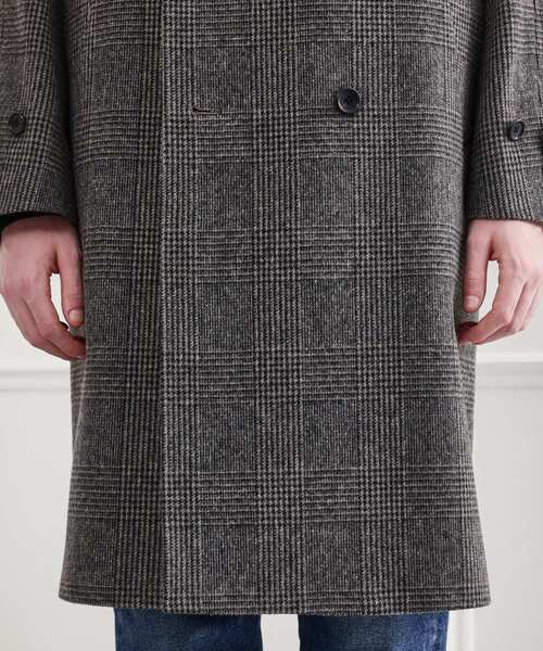 TAKEO KIKUCHI（タケオキクチ）の「【LIMITED】ウール混アルスターコート（チェスターコート・メンズ・ベージュ系1/ブラック/カーキ系6・01/02/03/04）」の13枚目の写真