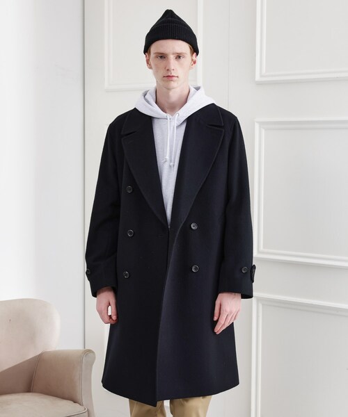 LIMITED】ウール混アルスターコート（チェスターコート）｜TAKEO