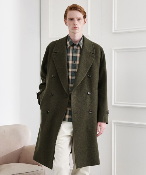 LIMITED】ウール混アルスターコート（チェスターコート）｜TAKEO