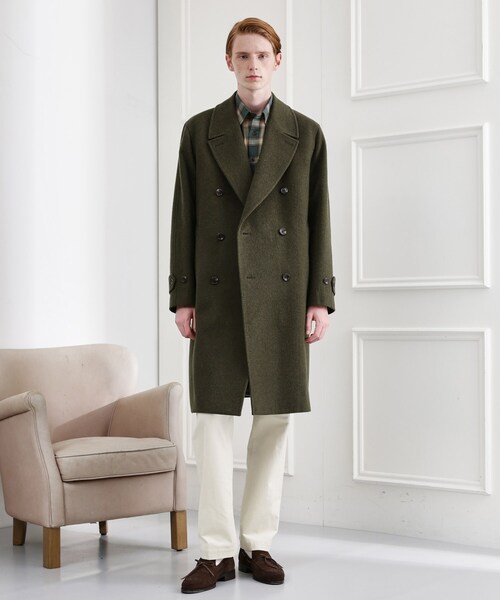 セール】【LIMITED】ウール混アルスターコート（チェスターコート