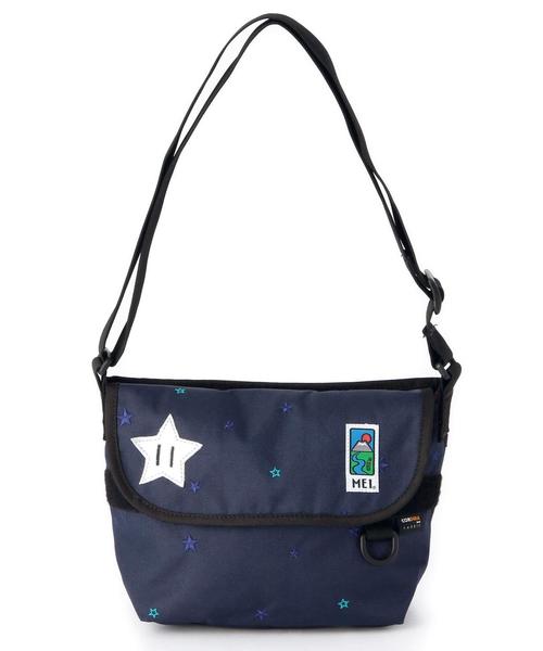 green label relaxing（グリーンレーベルリラクシング）の「【MEI(エムイーアイ)】別注 メッセンジャー スター（ショルダーバッグ・キッズ・ピンク/ターコイズブルー/ネイビー・フリー）」の2枚目の写真