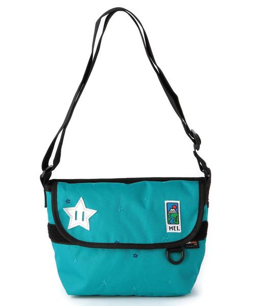 green label relaxing（グリーンレーベルリラクシング）の「【MEI(エムイーアイ)】別注 メッセンジャー スター（ショルダーバッグ・キッズ・ピンク/ターコイズブルー/ネイビー・フリー）」の3枚目の写真