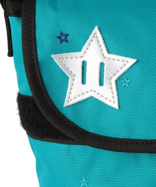 green label relaxing（グリーンレーベルリラクシング）の「【MEI(エムイーアイ)】別注 メッセンジャー スター（ショルダーバッグ・キッズ・ピンク/ターコイズブルー/ネイビー・フリー）」の7枚目の写真