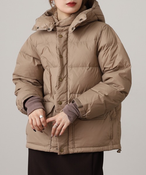 OMNES（オムネス）の「ボリュームダウンジャケット（ダウンジャケット/コート・メンズ・ブラック/カーキ/ベージュ・WOMENS M/M/L/WOMENS L）」の8枚目の写真