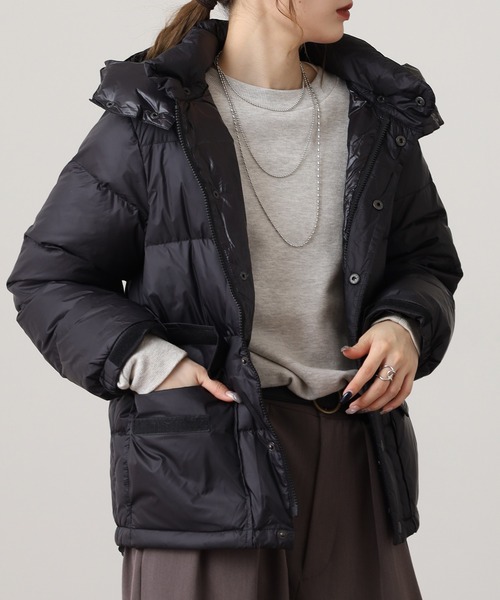 OMNES（オムネス）の「ボリュームダウンジャケット（ダウンジャケット/コート・メンズ・ブラック/カーキ/ベージュ・WOMENS M/M/L/WOMENS L）」の6枚目の写真