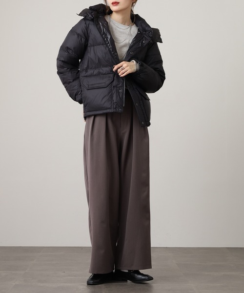 OMNES（オムネス）の「ボリュームダウンジャケット（ダウンジャケット/コート・メンズ・ブラック/カーキ/ベージュ・WOMENS M/M/L/WOMENS L）」の7枚目の写真