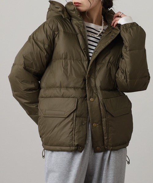 OMNES（オムネス）の「ボリュームダウンジャケット（ダウンジャケット/コート・メンズ・ブラック/カーキ/ベージュ・WOMENS M/M/L/WOMENS L）」の14枚目の写真