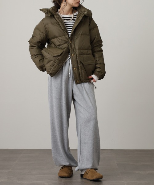 OMNES（オムネス）の「ボリュームダウンジャケット（ダウンジャケット/コート・メンズ・ブラック/カーキ/ベージュ・WOMENS M/M/L/WOMENS L）」の15枚目の写真