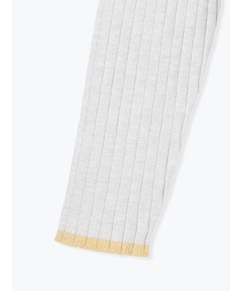 Lugnoncure（ルノンキュール）の「配色クルーネックリブニット（ニット/セーター・レディース・ブラック/オフホワイト/グレー・F）」の18枚目の写真