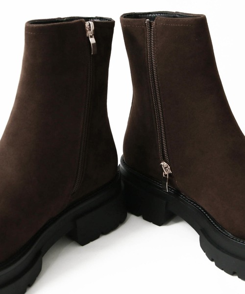 Gready Brilliant(グレディブリリアン)の「プレーントラックソール(ブーツ・レディース・ブラック/ブラウン・36/37/38)」の20枚目の写真