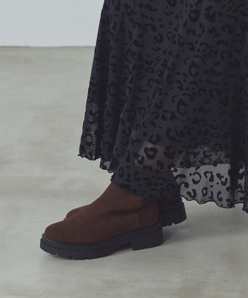 Gready Brilliant(グレディブリリアン)の「プレーントラックソール(ブーツ・レディース・ブラック/ブラウン・36/37/38)」の3枚目の写真