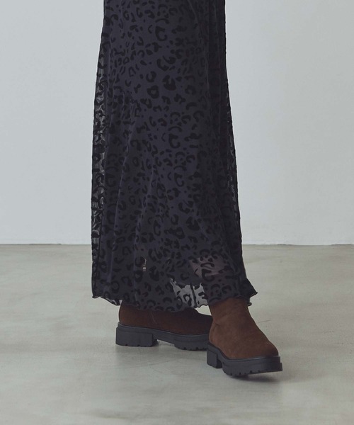 Gready Brilliant(グレディブリリアン)の「プレーントラックソール(ブーツ・レディース・ブラック/ブラウン・36/37/38)」の6枚目の写真