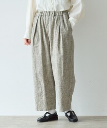 yuni | slab nep tweed　gum tack パンツ(その他パンツ)