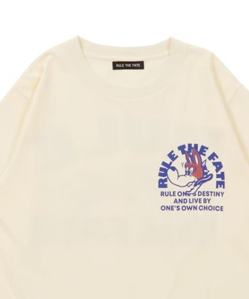 RULE THE FATE(ルールザフェイト)の「RTF DOG LONG SLEEVE TEE/TドッグロングスリーブTシャツ(Tシャツ/カットソー・メンズ・ブラック/ベージュ・2/1/0)」の7枚目の写真