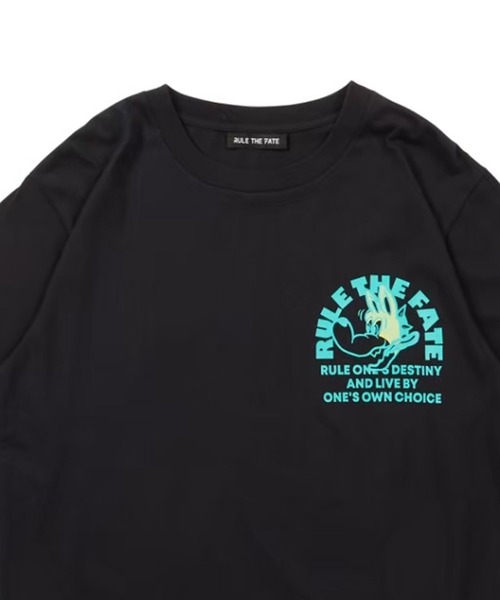 RULE THE FATE(ルールザフェイト)の「RTF DOG LONG SLEEVE TEE/TドッグロングスリーブTシャツ(Tシャツ/カットソー・メンズ・ブラック/ベージュ・2/1/0)」の5枚目の写真