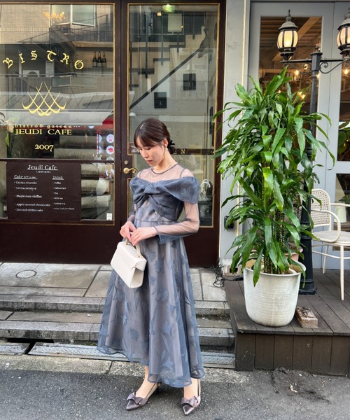 Dorry Doll(ドリードール)の「ノーブルツイストドレス(ドレス・レディース・ブラウン/ネイビー/グレー/ブラック・MEDIUM)」の19枚目の写真