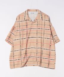 WHITELAND | WHITELAND/ホワイトランド/文字総柄開襟シャツ(シャツ/ブラウス)