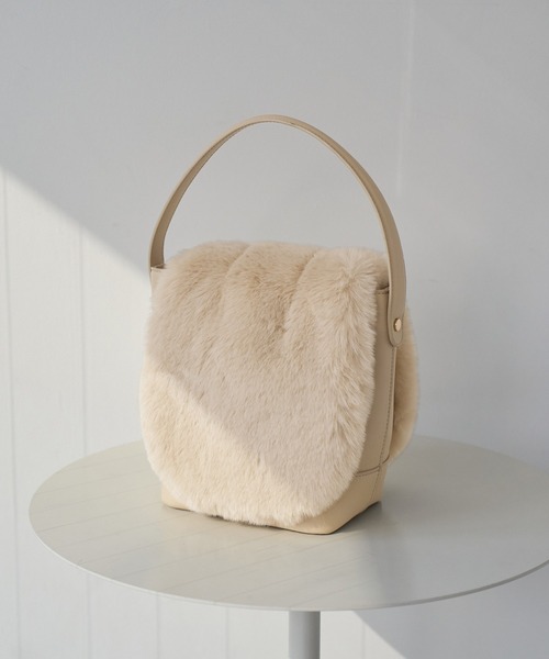 ホワイティングヒーバート　ハックル　ラスティナチュラルダン　ブロンズグレード ROPE' PICNIC（ロペピクニック）の「マルチWAYファーフラップハンド